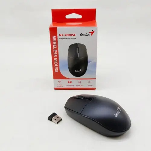 Mouse Genius NX-7000SE Black Wireless - Imagen 4