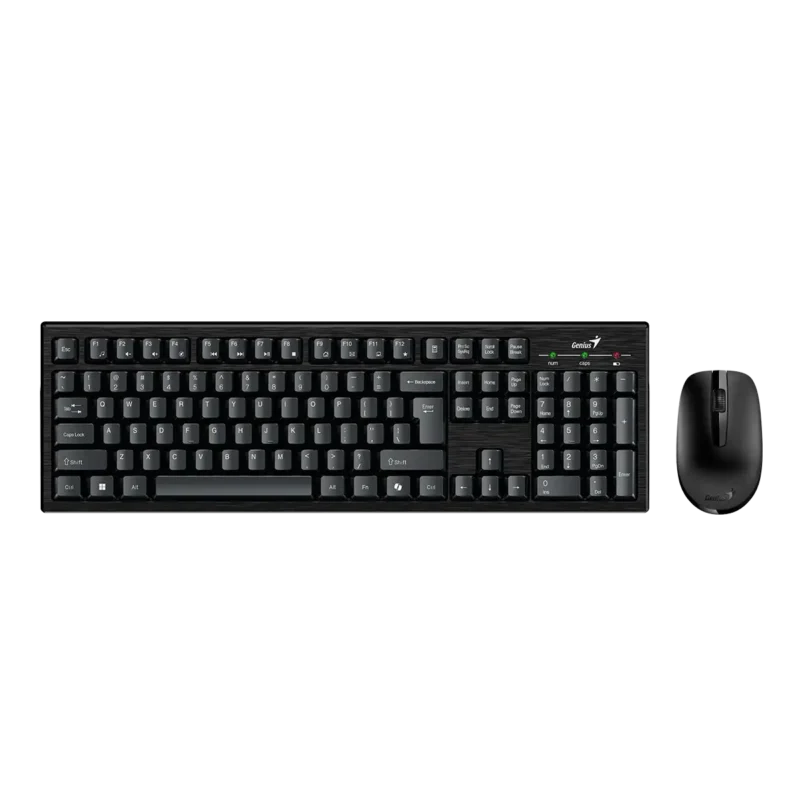 Kit Teclado + Mouse Genius KM-8101 Inalámbrico Black