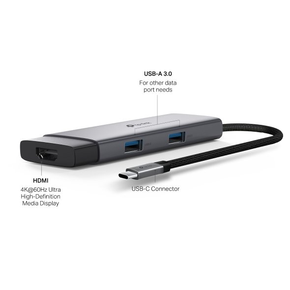 Hub Tp-Link UH5020C USB Tipo-C | 5 EN 1 - Imagen 5