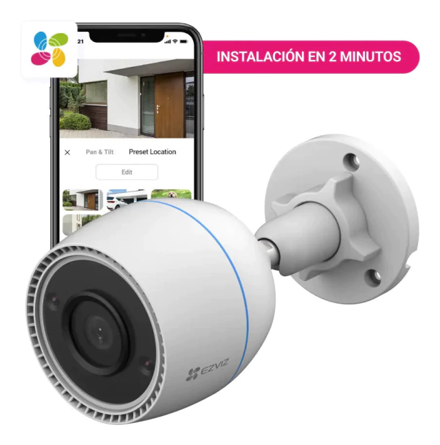Cámara de Seguridad EZVIZ H3C A COLOR 2.8MM para Exterior - Imagen 10