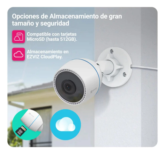 Cámara de Seguridad EZVIZ H3C A COLOR 2.8MM para Exterior - Imagen 7