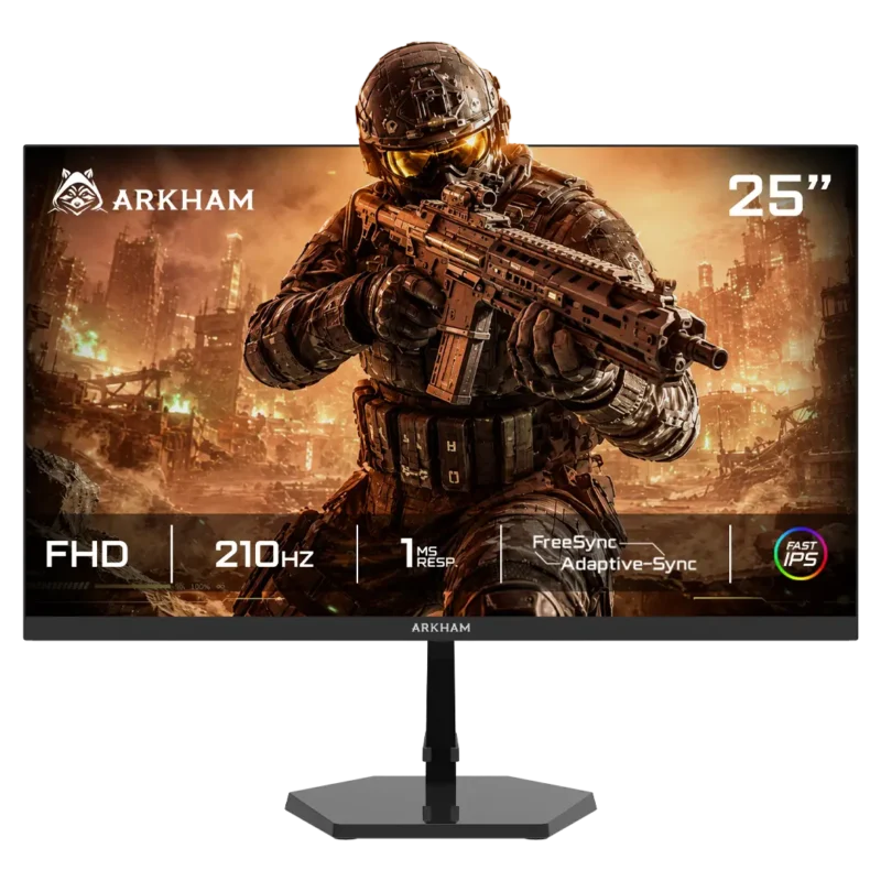 Monitor Arkham 25" 210HZ FAST IPS FHD HDMI/DP